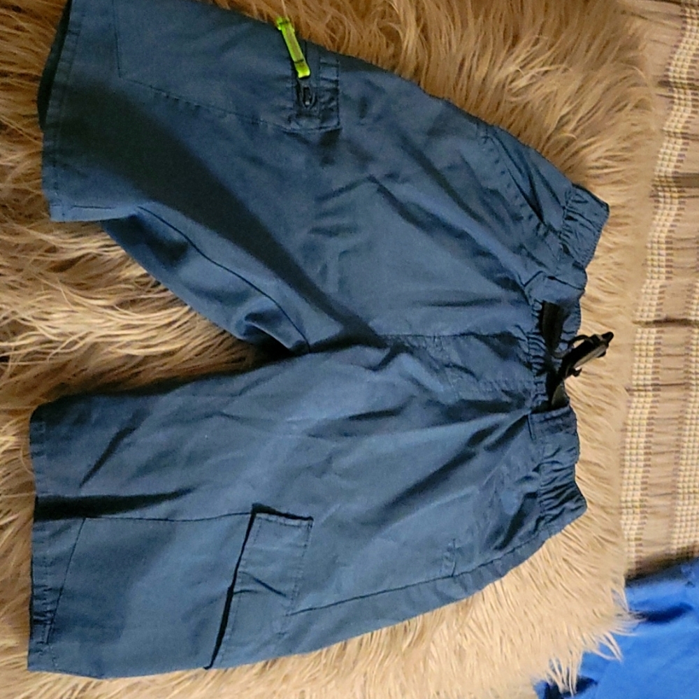Blue shorts